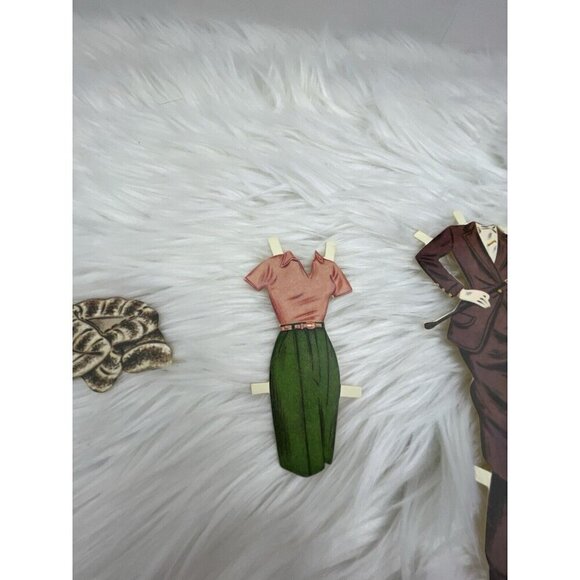 GRACE KELLY Cutout Paper Doll Set Vintage Celebrity B. Shackman Collector's - Picture 16 of 16